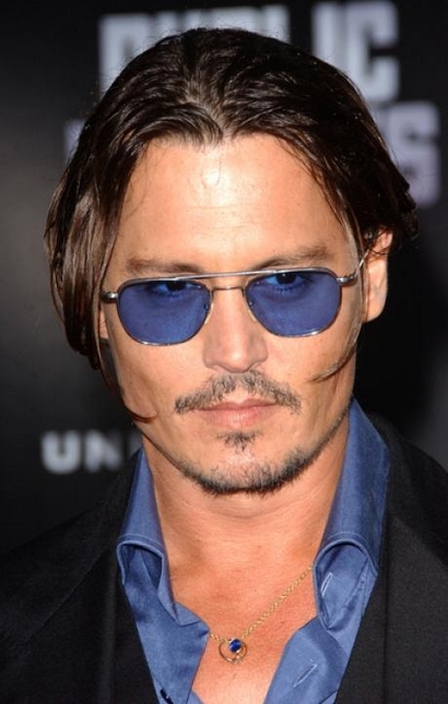 johnny depp coiffure homme